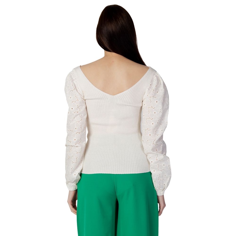 Only Beiger Baumwoll-Sweatshirt