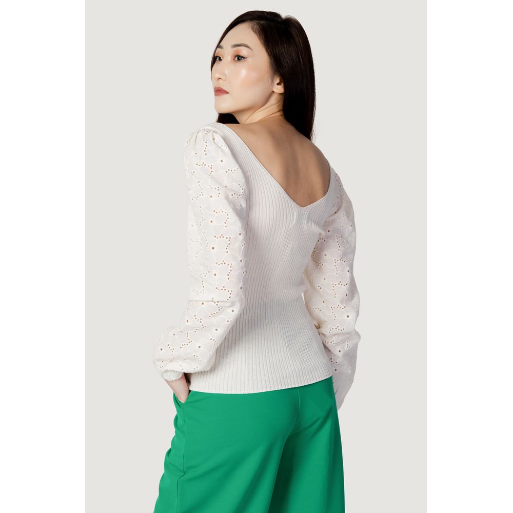 Only Beiger Baumwoll-Sweatshirt