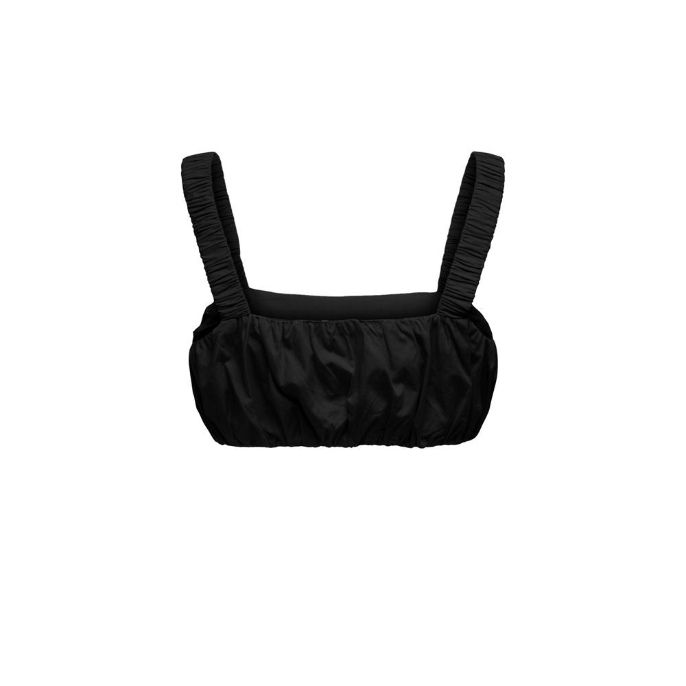 Only Schwarzes Baumwolltop