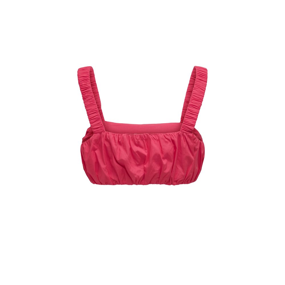 Only Orangefarbenes Baumwolltop