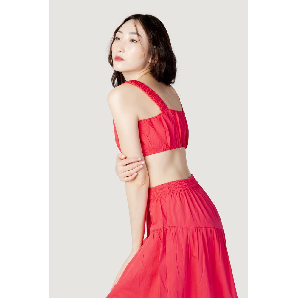 Only Orangefarbenes Baumwolltop