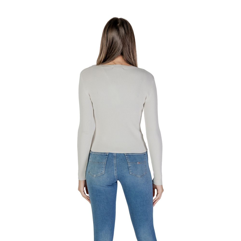 Guess Cremefarbene Viskose-Sportbekleidung