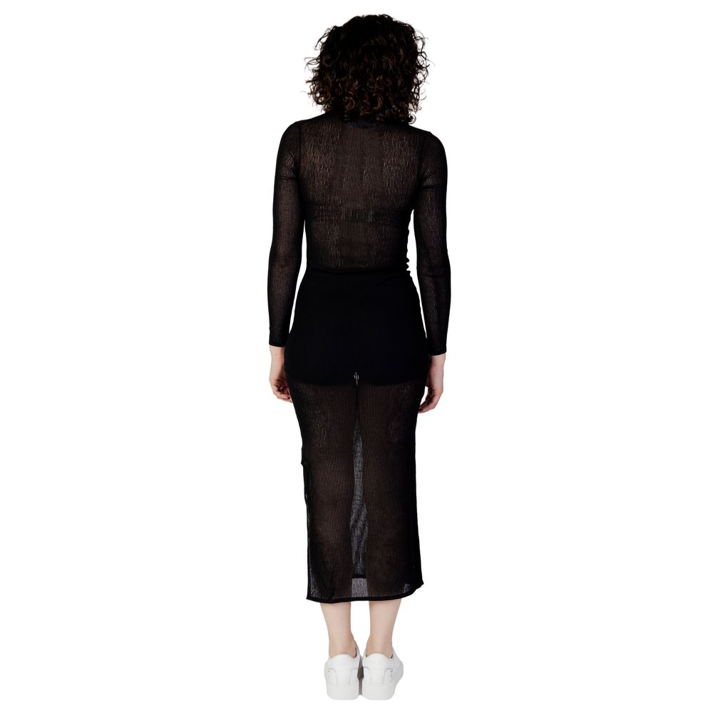 Calvin Klein Jeans Schwarzer Marabu lang