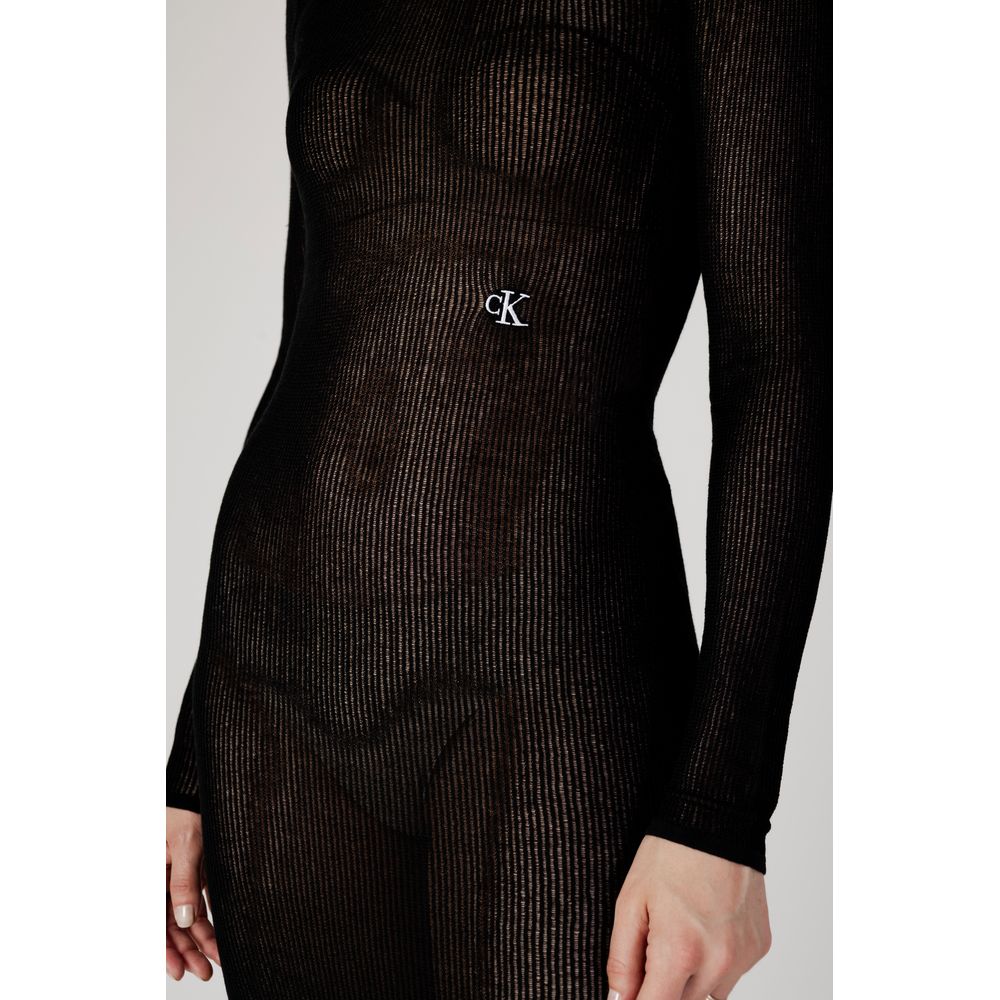 Calvin Klein Jeans Schwarzer Marabu lang