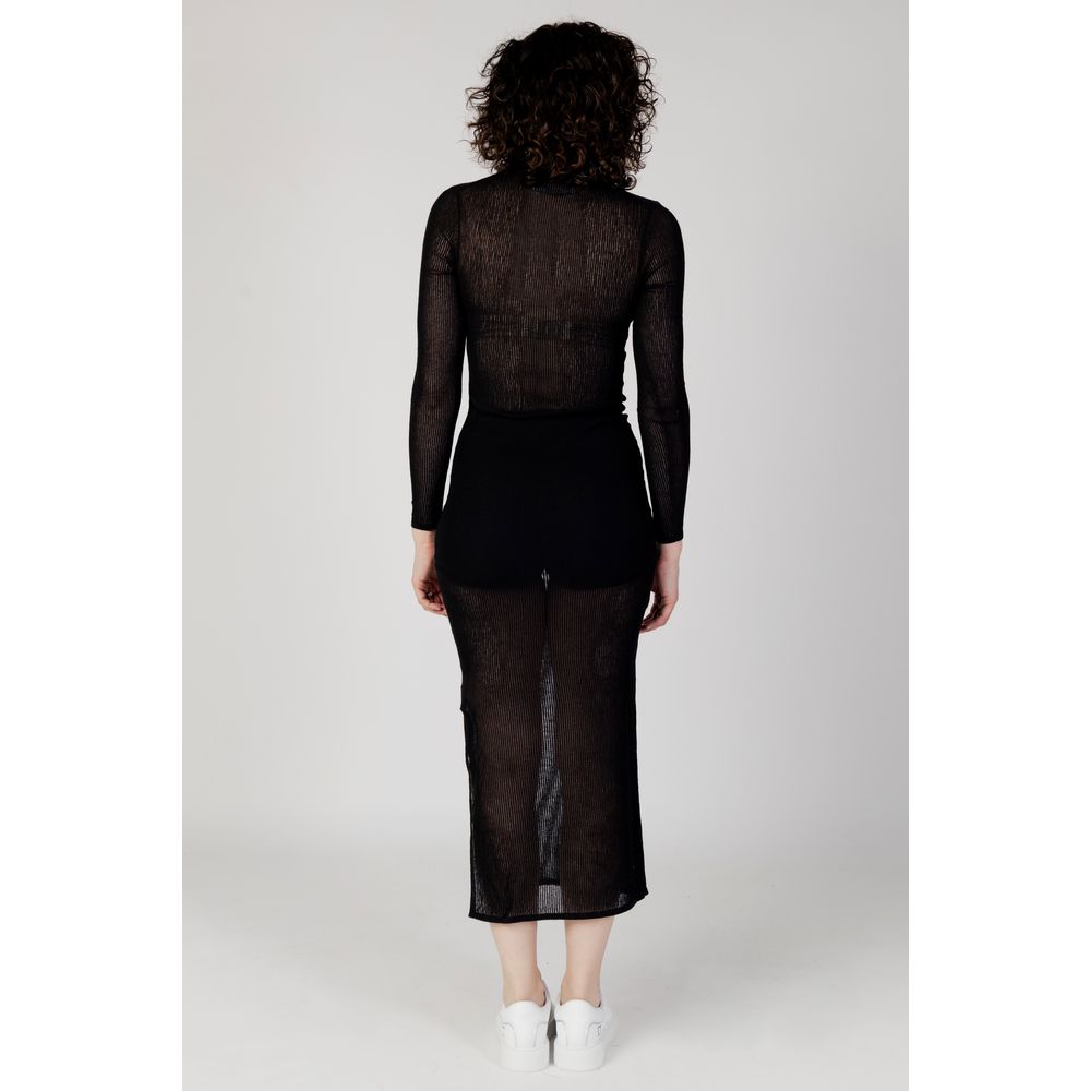 Calvin Klein Jeans Schwarzer Marabu lang