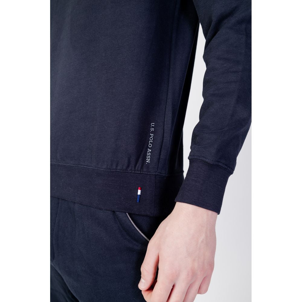 U.S. POLO ASSN. Blauer Baumwollpullover