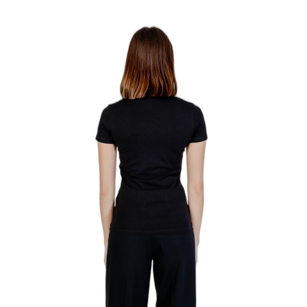 Guess Schwarzes T-Shirt aus Baumwolle