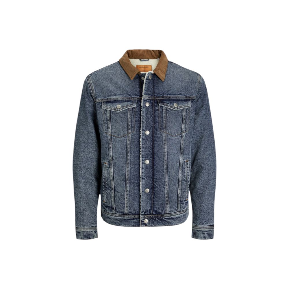 Jack Jones Blaue Baumwoll-Jeansjacke