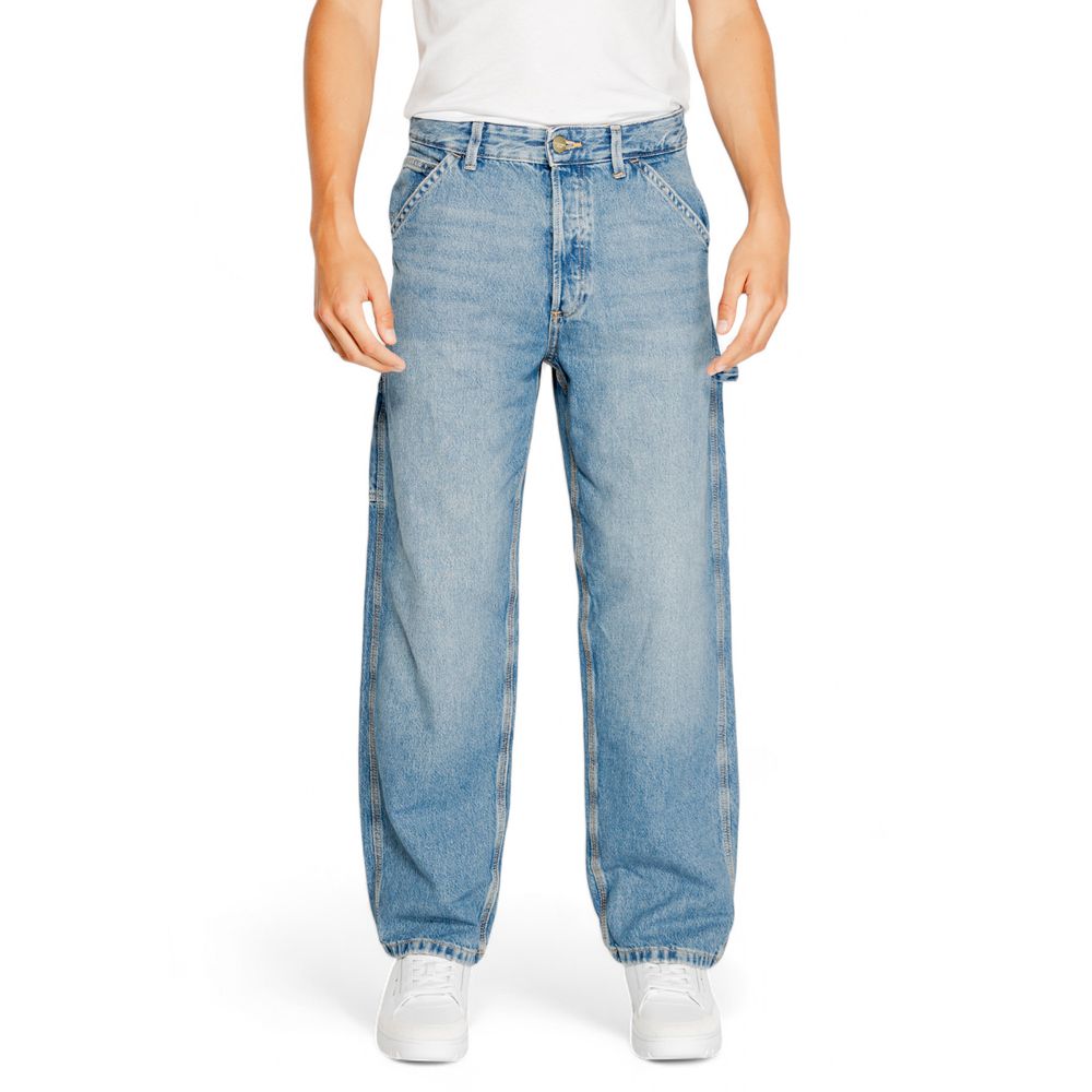 Jack Jones Blaue Baumwoll-Jeans mit lockerer Passform