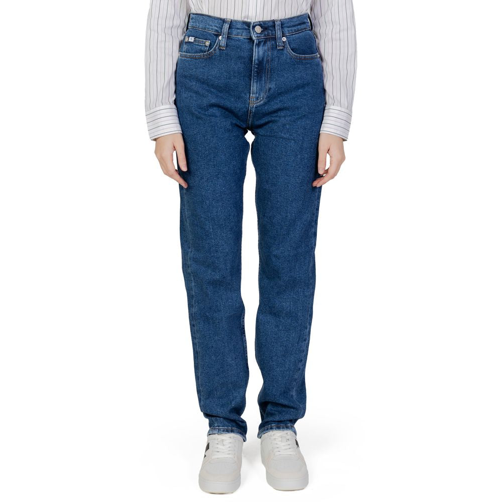 Calvin Klein Jeans Blaue Slim Fit Jeans aus Baumwolle