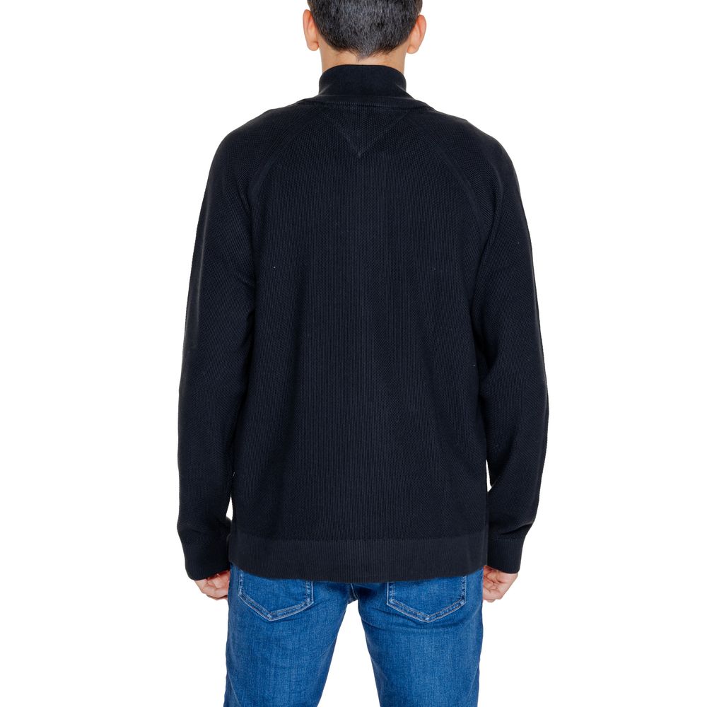 Tommy Hilfiger Jeans Schwarzer Baumwoll-Cardigan