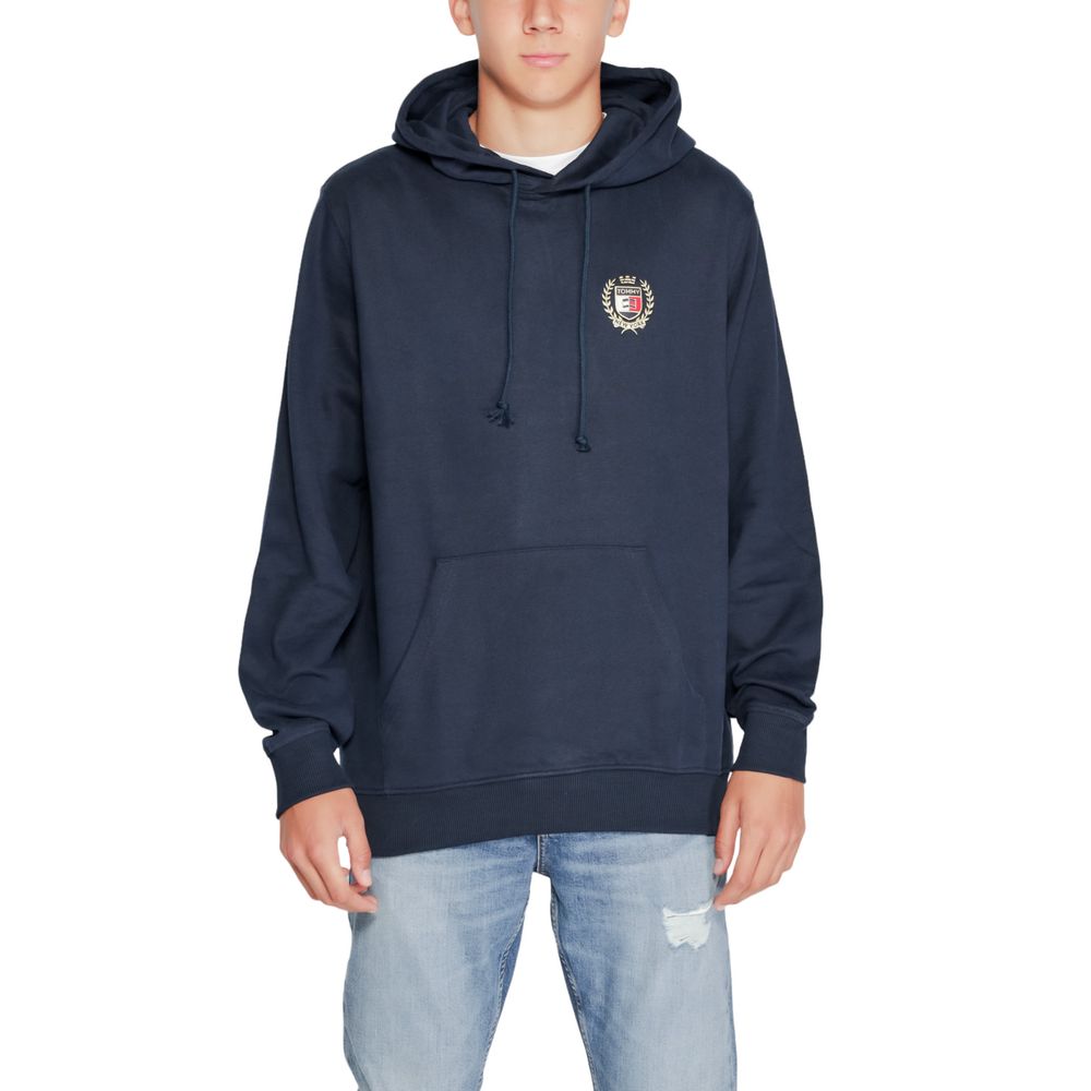 Tommy Hilfiger Jeans Blauer Baumwoll-Kapuzenpulli