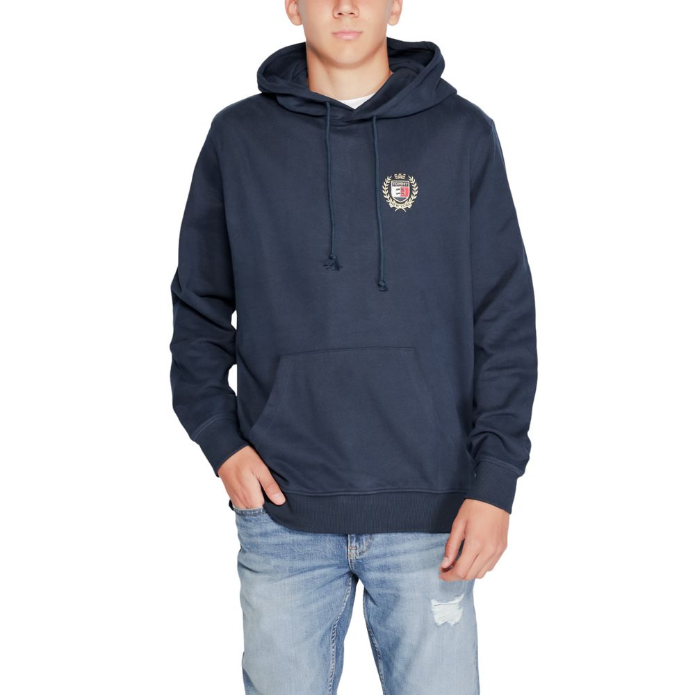 Tommy Hilfiger Jeans Blauer Baumwoll-Kapuzenpulli
