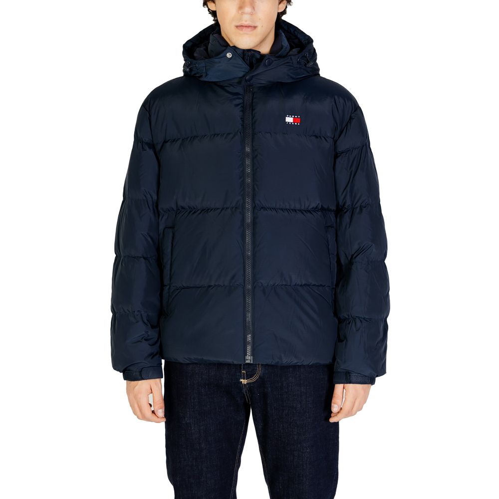 Tommy Hilfiger Jeans Blaue Jacken aus recyceltem Polyester &amp
