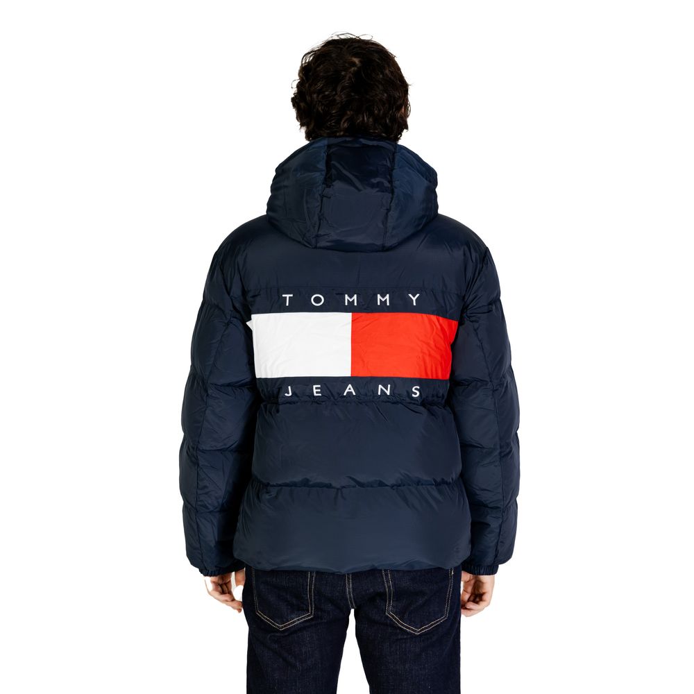 Tommy Hilfiger Jeans Blaue Jacken aus recyceltem Polyester &amp