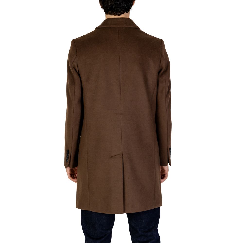 Antony Morato Brauner Polyester-Mantel