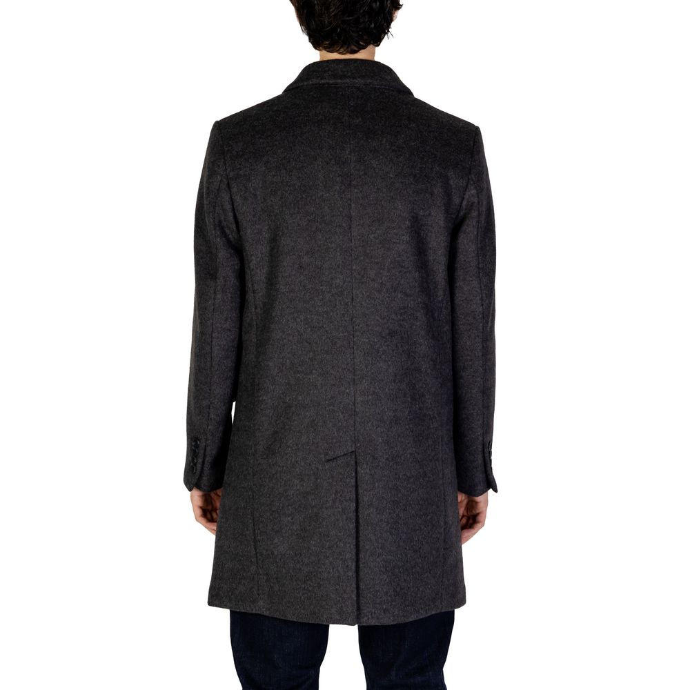 Antony Morato Grauer Polyester-Mantel