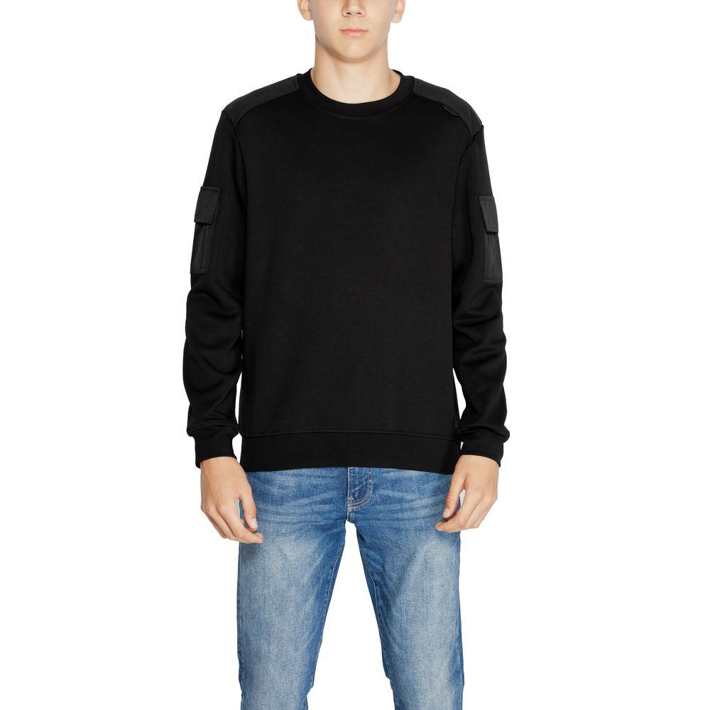 Antony Morato Schwarzes Baumwoll-Sweatshirt