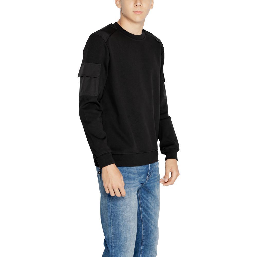 Antony Morato Schwarzes Baumwoll-Sweatshirt