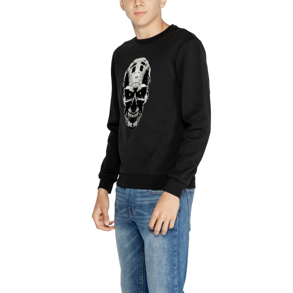 Antony Morato Schwarzes Baumwoll-Sweatshirt