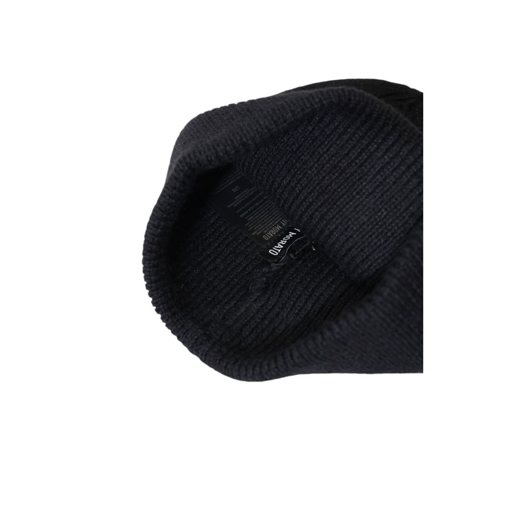 Antony Morato Schwarze Wollmützen Baseballmütze