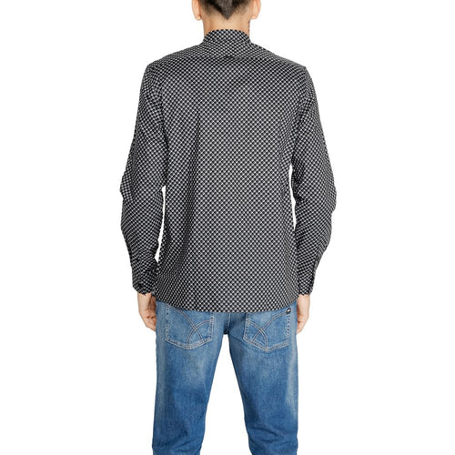 Antony Morato Graues Baumwollhemd