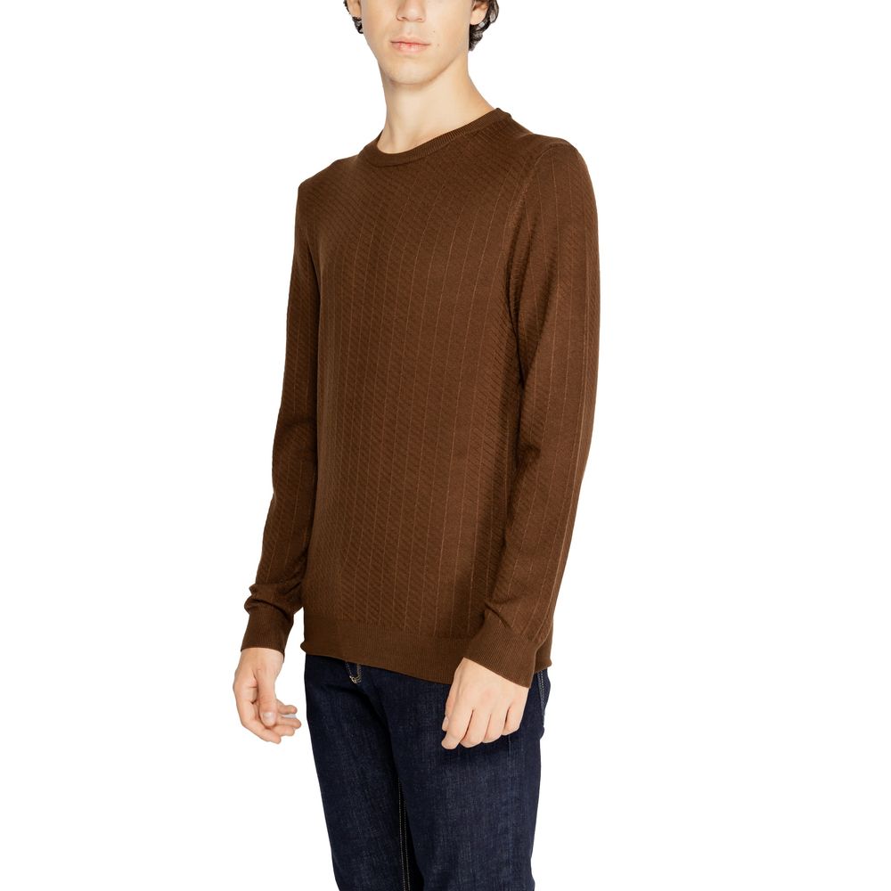 Antony Morato Brauner Viskose-Pullover