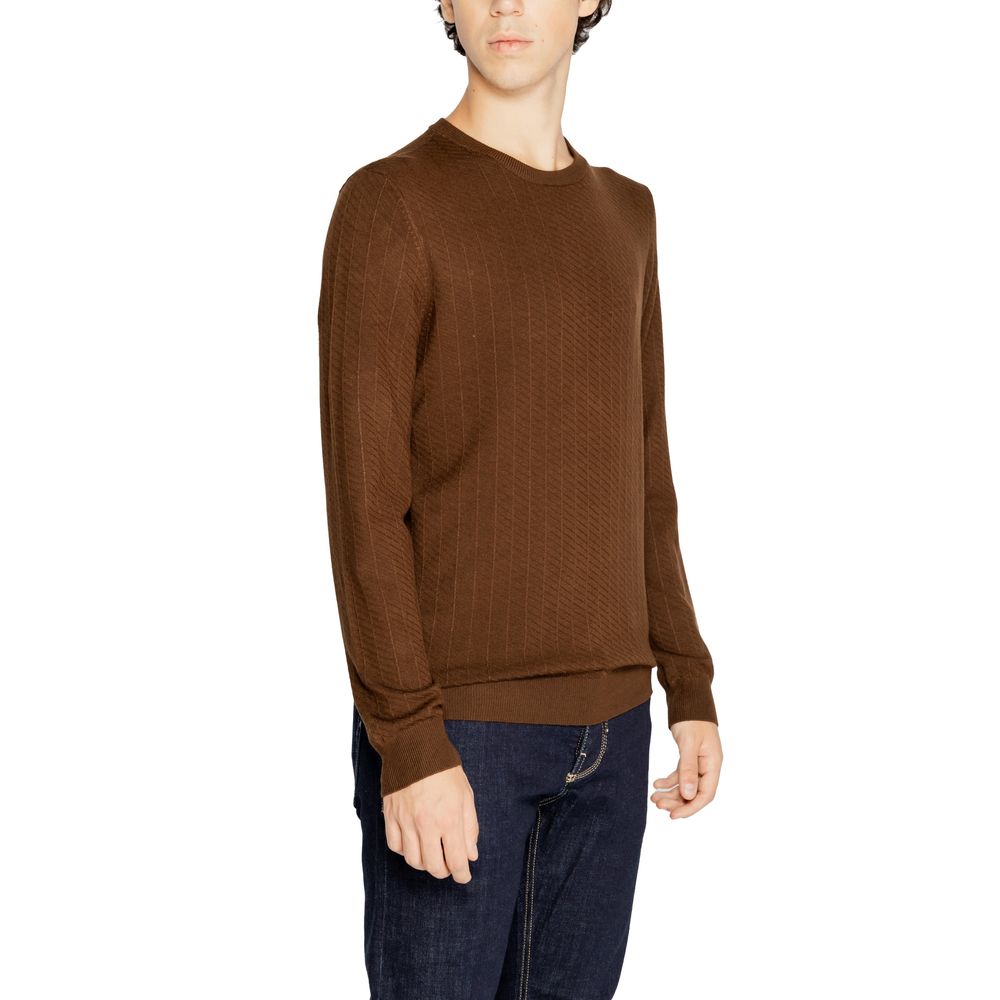 Antony Morato Brauner Viskose-Pullover