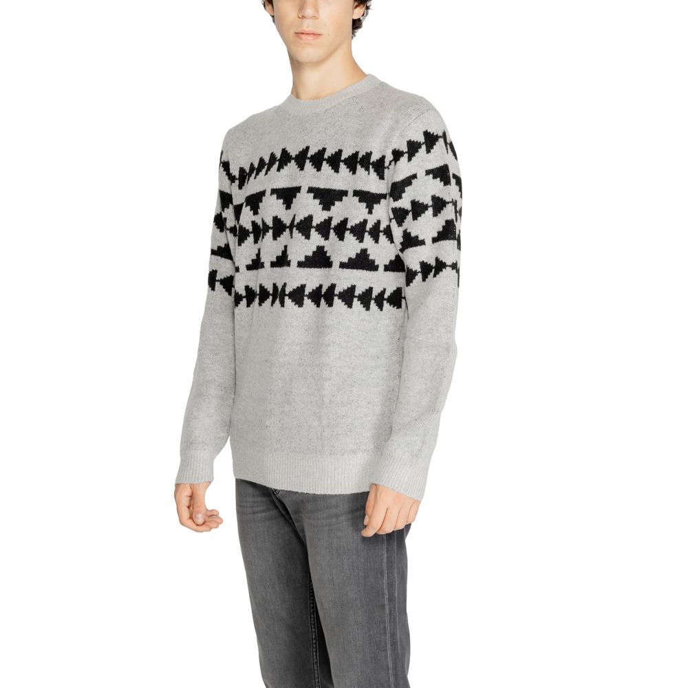 Antony Morato Grauer Marabu-Pullover