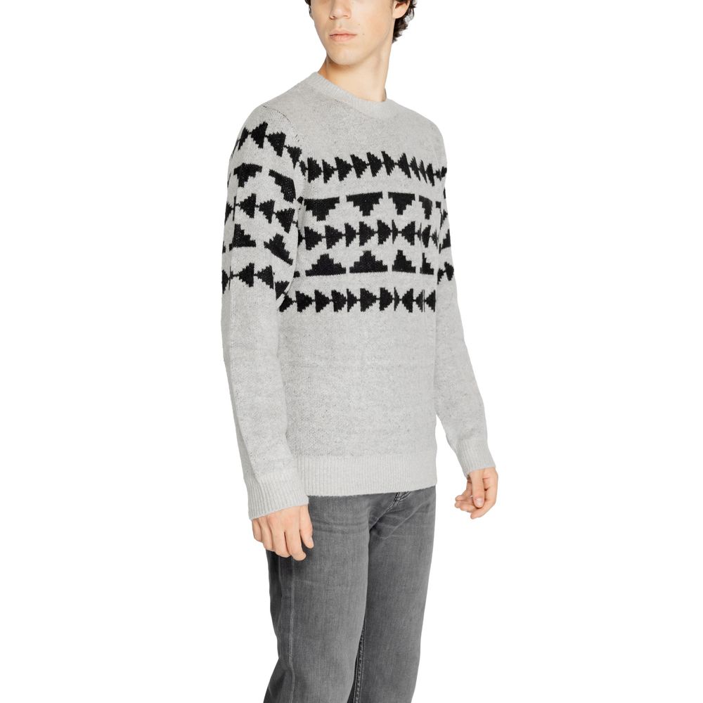 Antony Morato Grauer Marabu-Pullover
