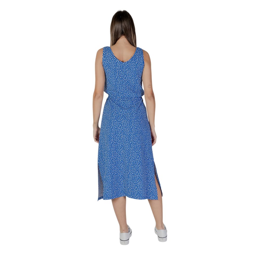 B.Young Weißes Baumwoll-Maxikleid