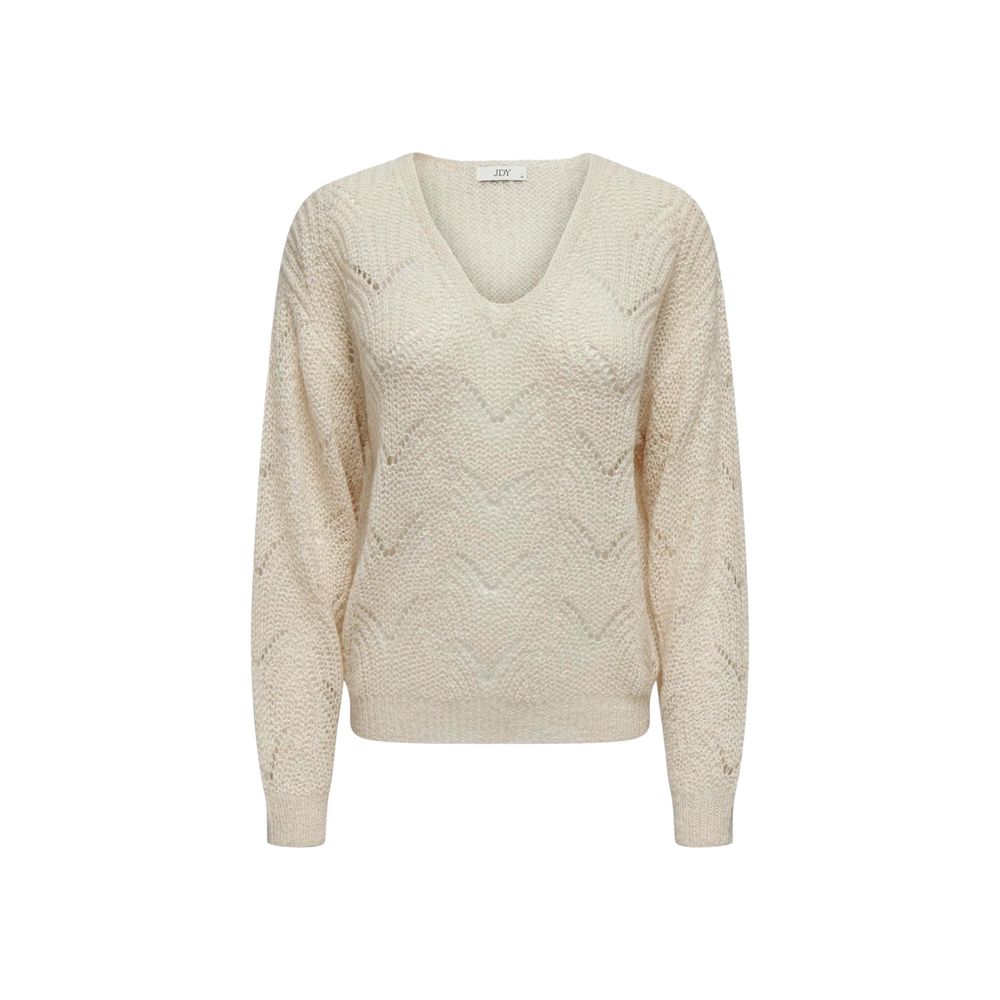 Jacqueline De Yong Pullover mit V-Ausschnitt und Glitzer-Details