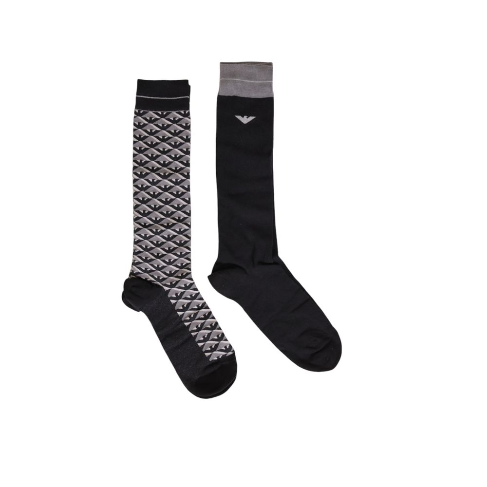 Emporio Armani Underwear Graue Baumwollsocke