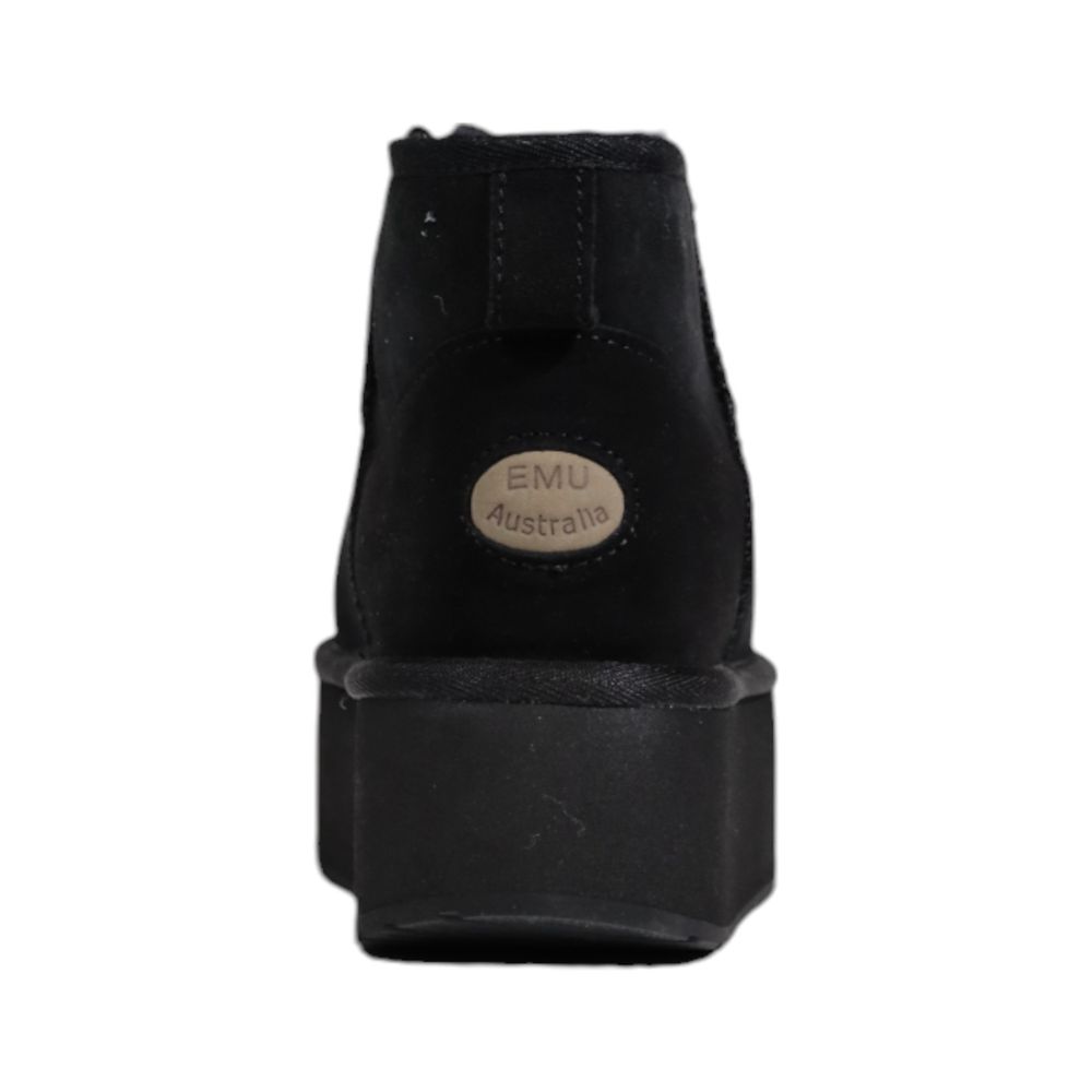 EMU Australia Schwarze Leder-Ankle-Boots