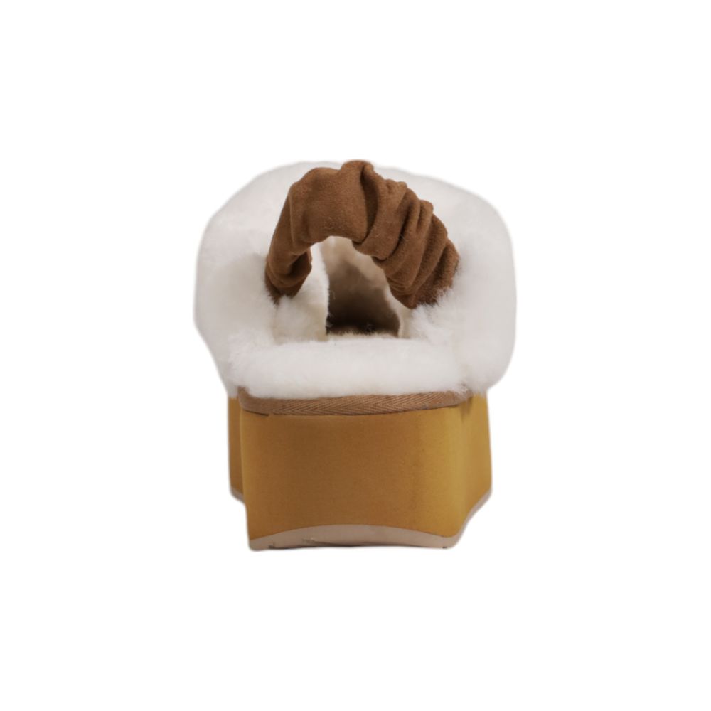 EMU Australia Beige Wildleder-Plateau-Pumps