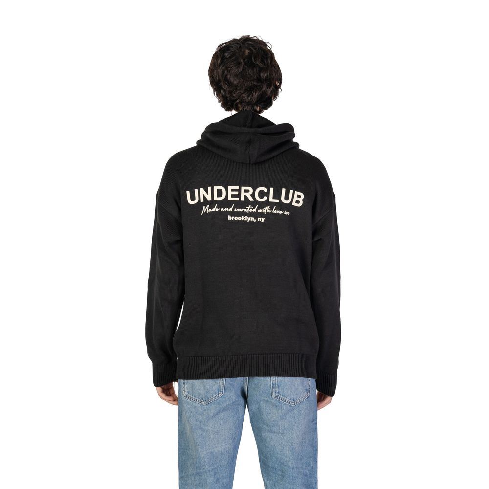 Underclub Schwarzer Baumwoll-Sweatshirt