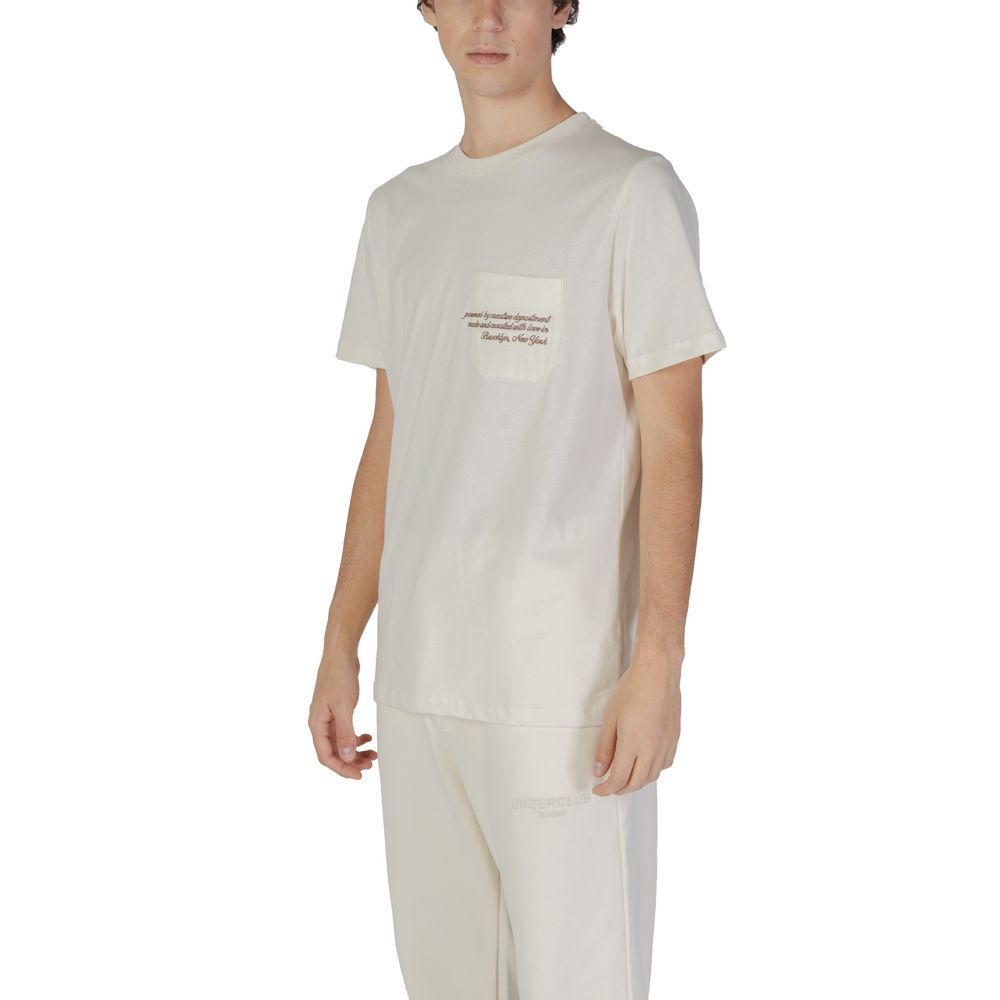 Underclub Baumwoll-T-Shirt in Creme