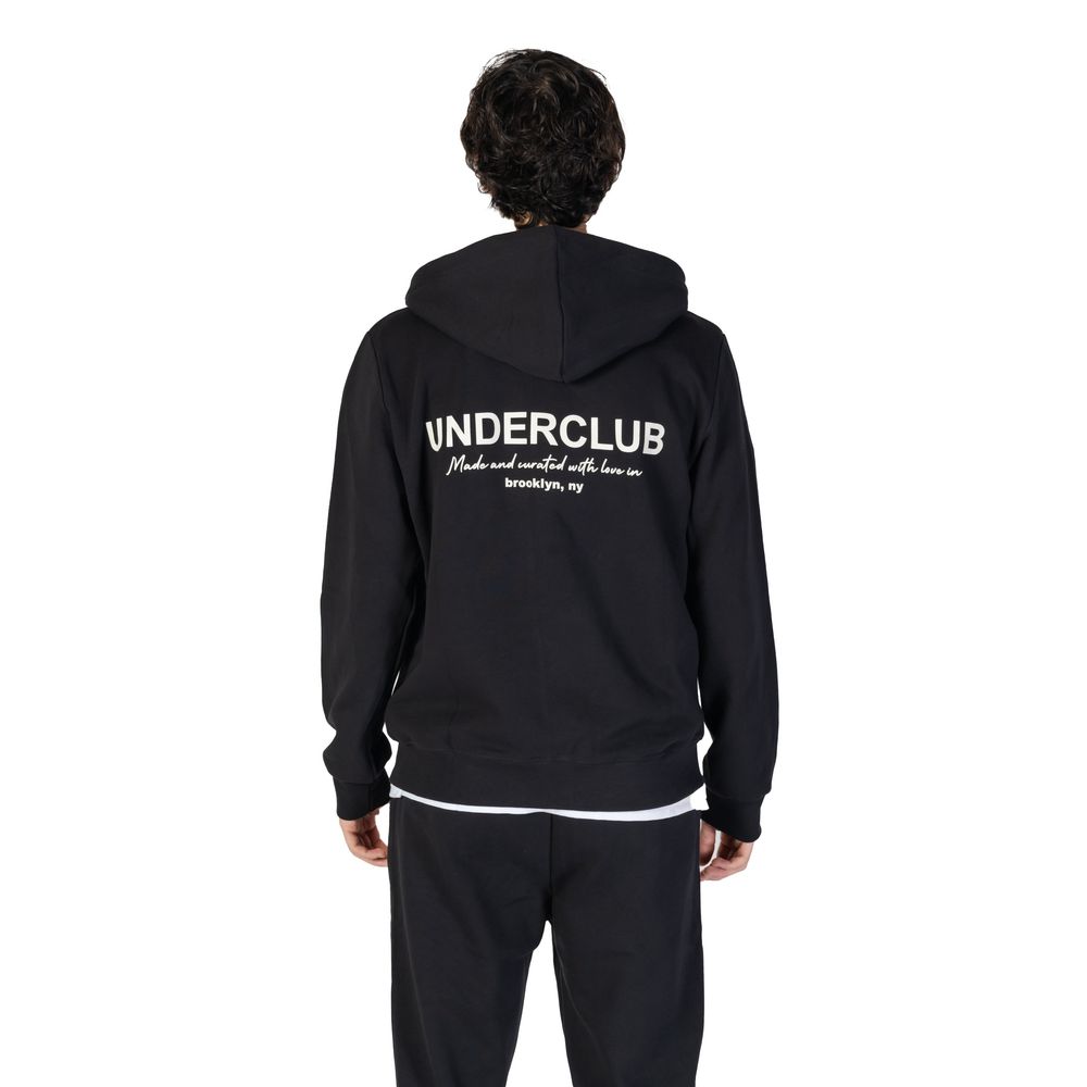 Underclub Schwarzer Baumwoll-Hoodie