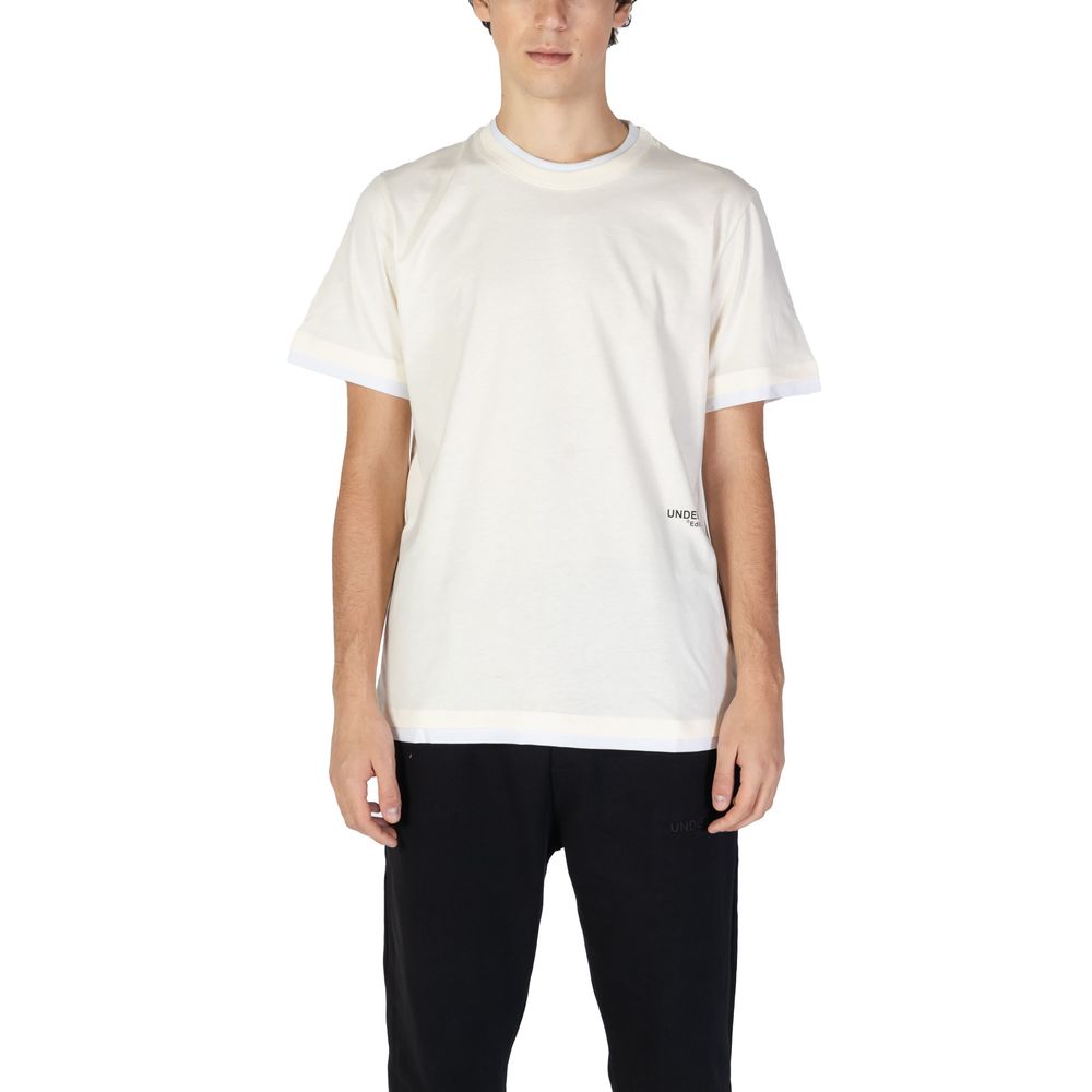 Underclub Baumwoll-T-Shirt in Creme