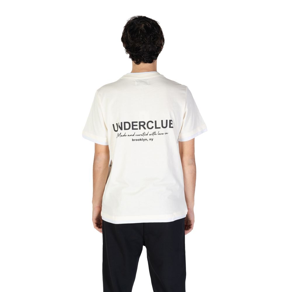 Underclub Baumwoll-T-Shirt in Creme