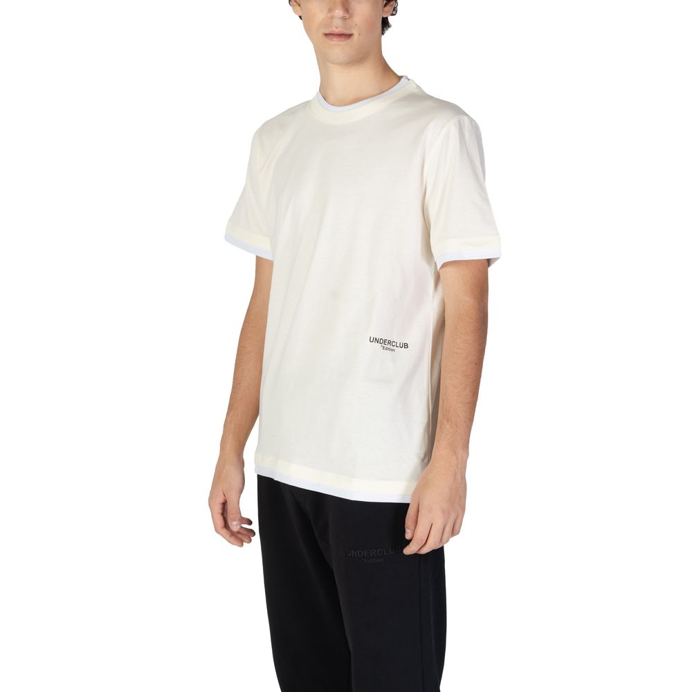Underclub Baumwoll-T-Shirt in Creme
