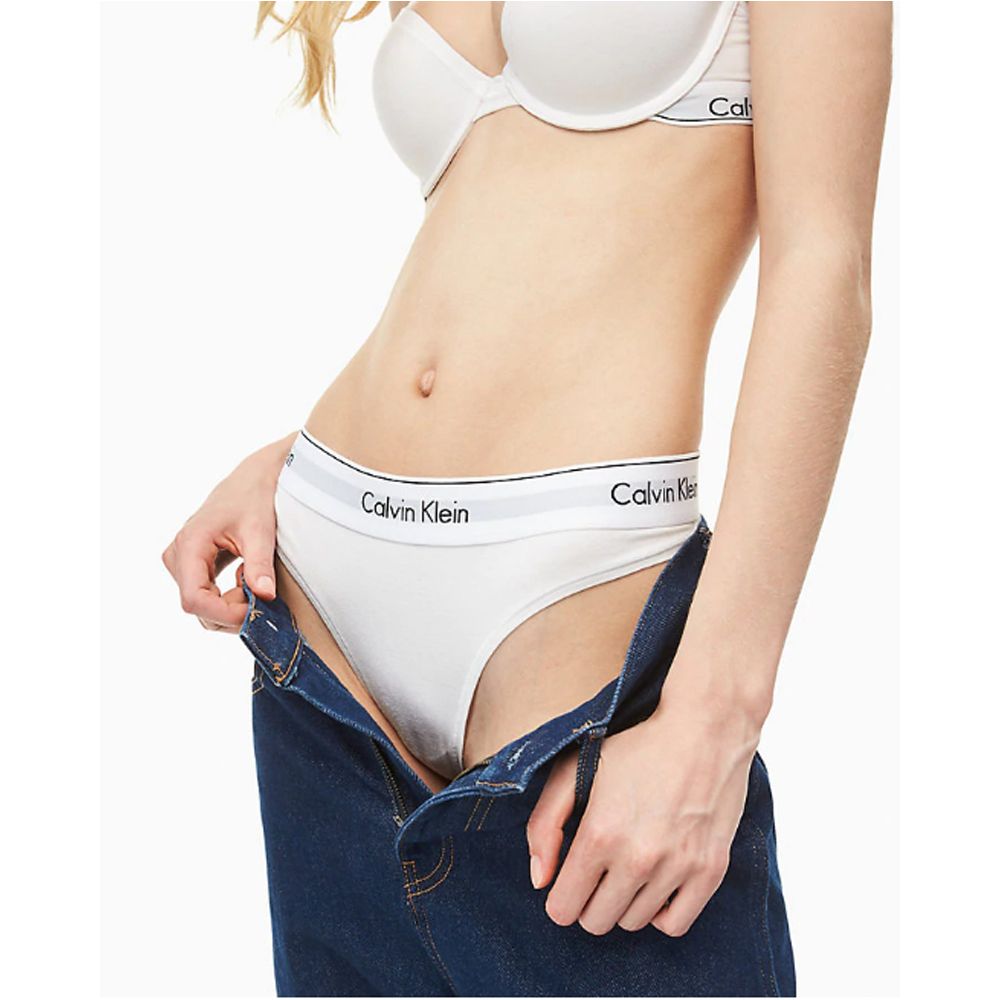 Calvin Klein Underwear Weißes Baumwollhöschen
