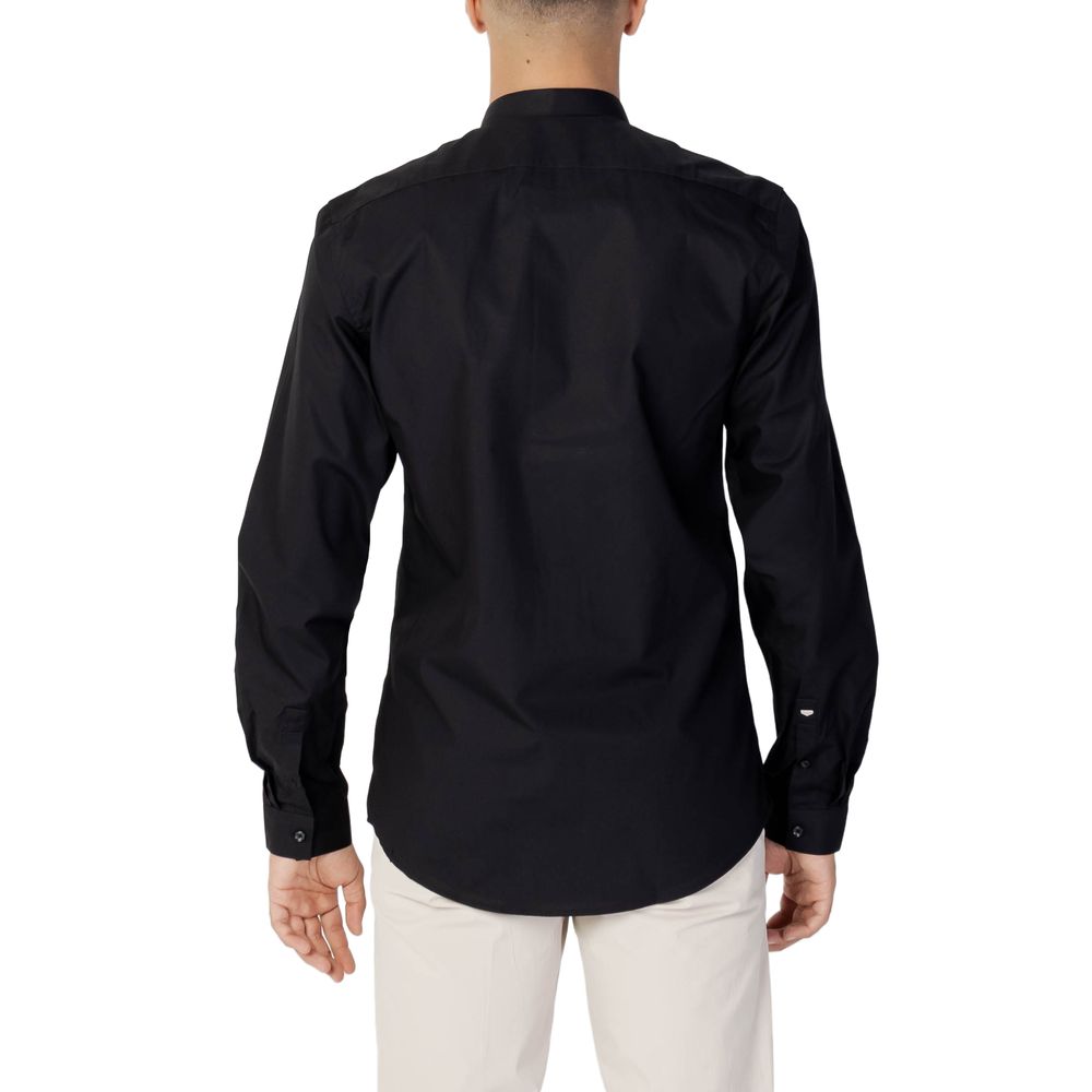 Antony Morato Schwarzes Baumwollhemd
