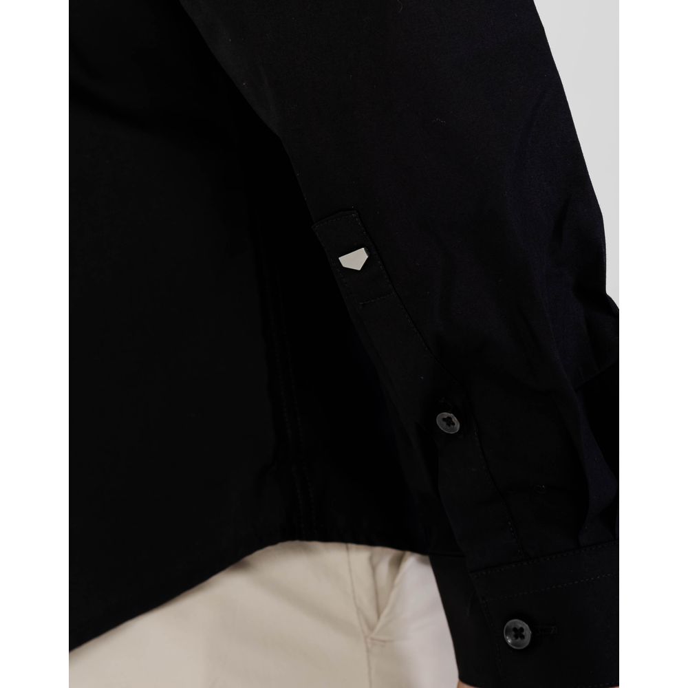 Antony Morato Schwarzes Baumwollhemd