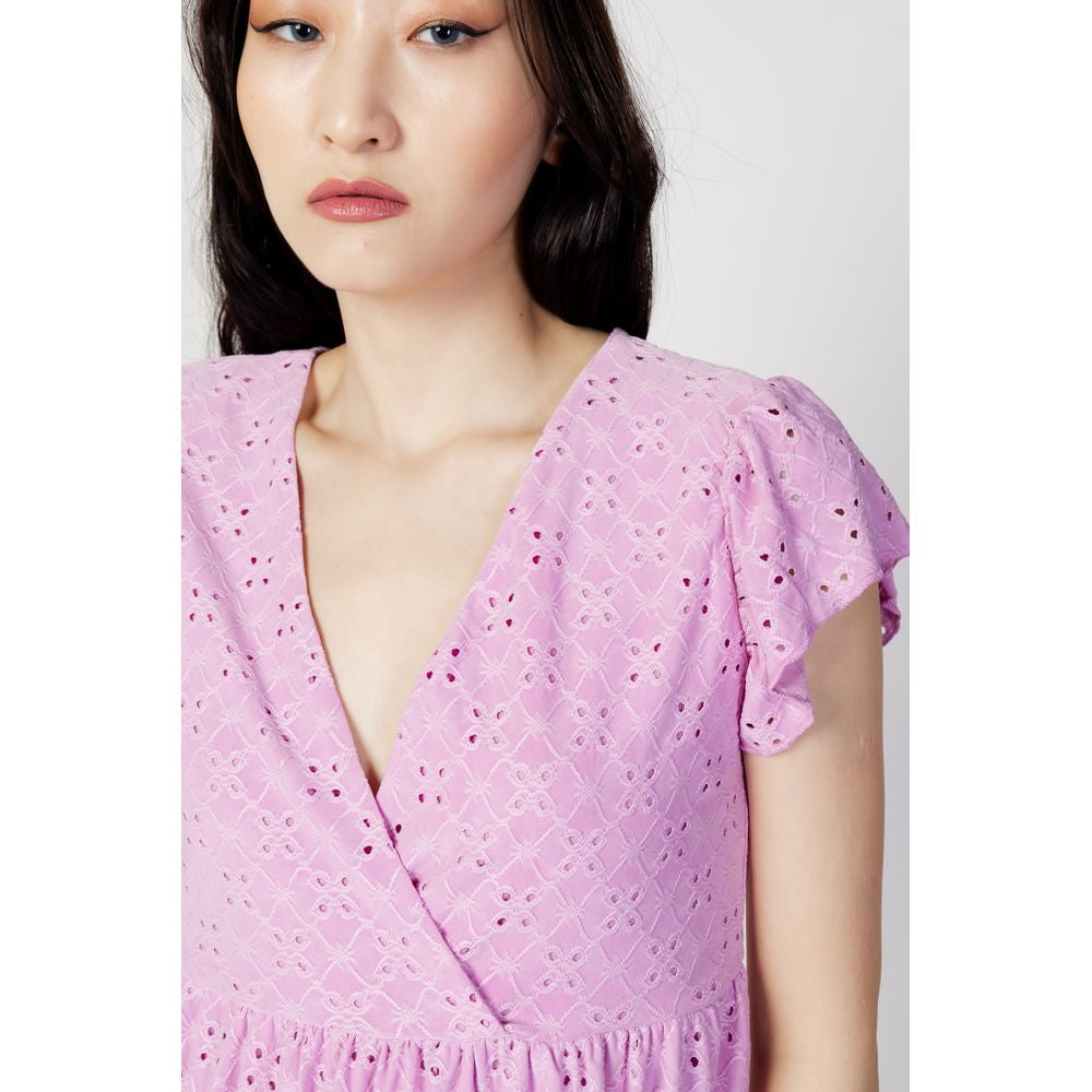 Jacqueline De Yong Kurzes Kleid aus mehrfarbigem Polyethylen