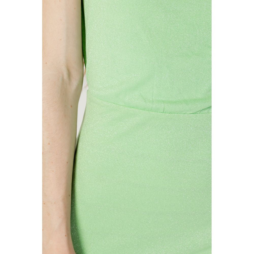 Only Türkises Metallisches Kurzes Kleid