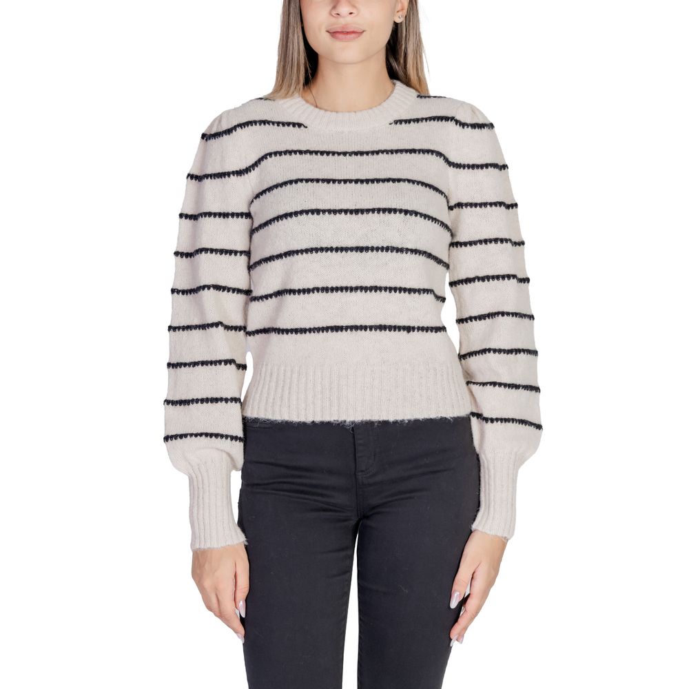 Jacqueline De Yong Grauer Polyester-Sweatshirt