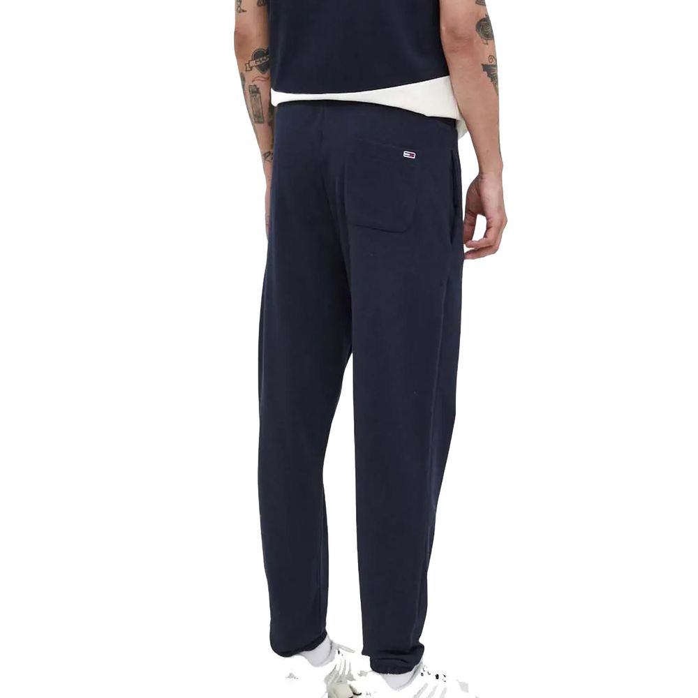 Tommy Hilfiger Jeans Blaue Baumwoll-Jogger Workout-Hose