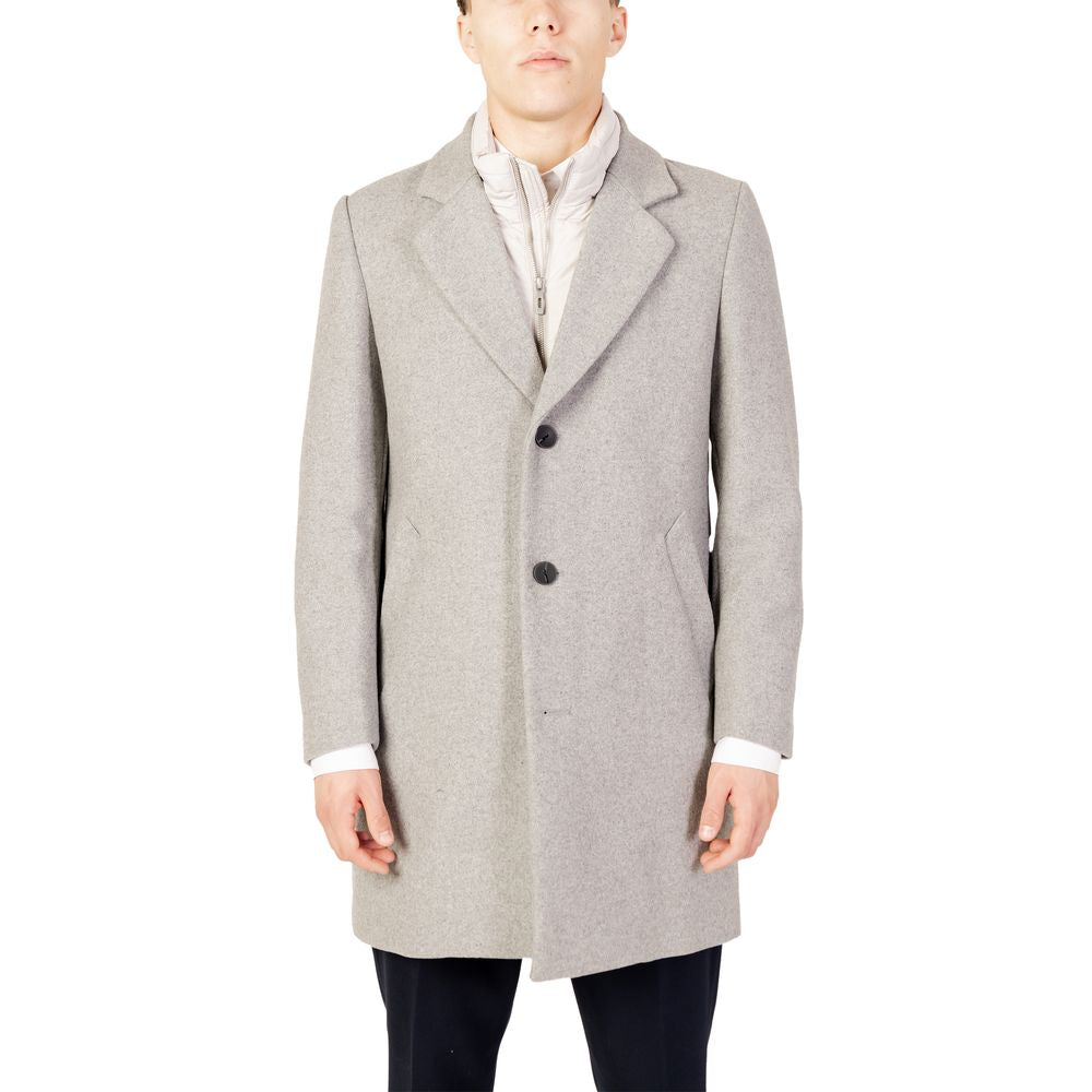 Antony Morato Grauer Polyester-Mantel
