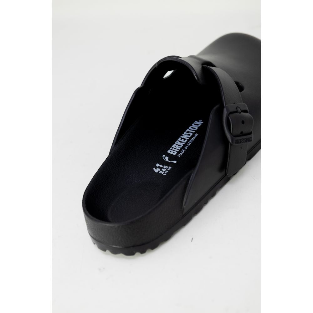Birkenstock Schwarze Kunststoff-Clogs